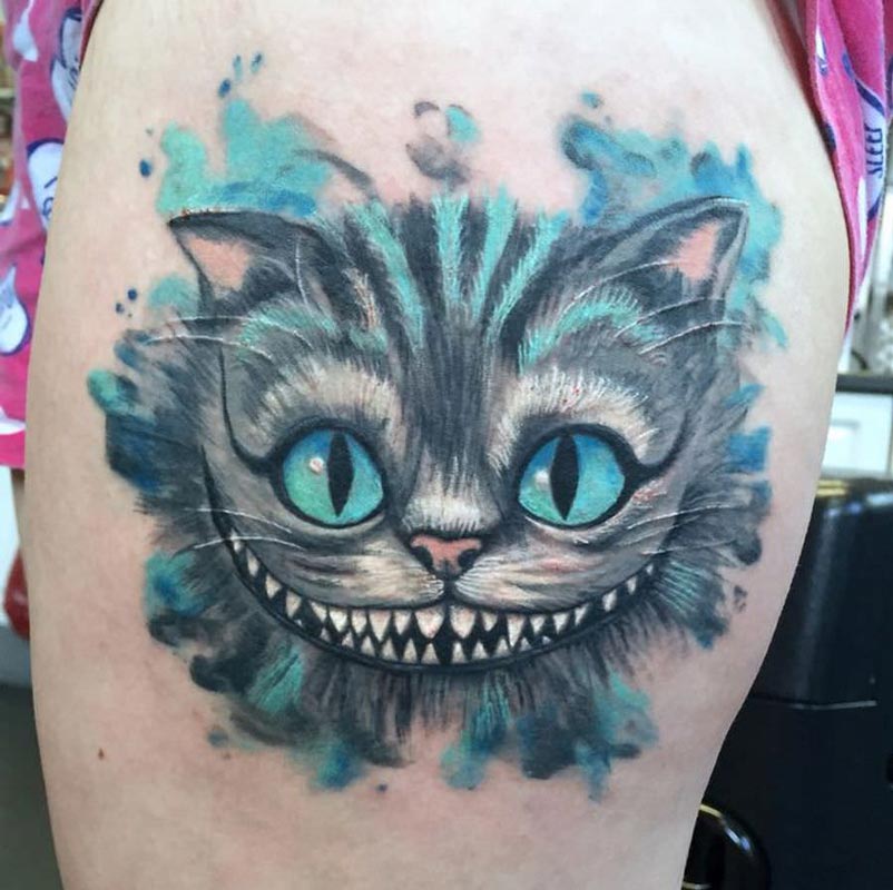 Мистер Кот рекомендует: самая популярная татуировка Чеширский кот.