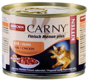 Carny для котят с телятиной и курицей