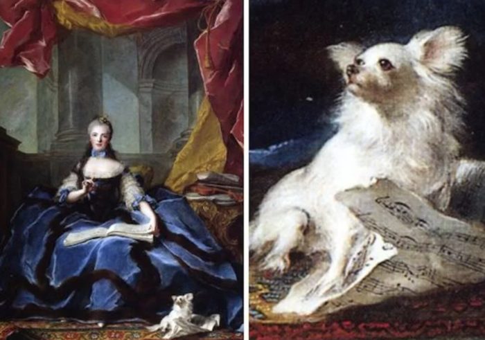 Королева Виктория и ее собачка